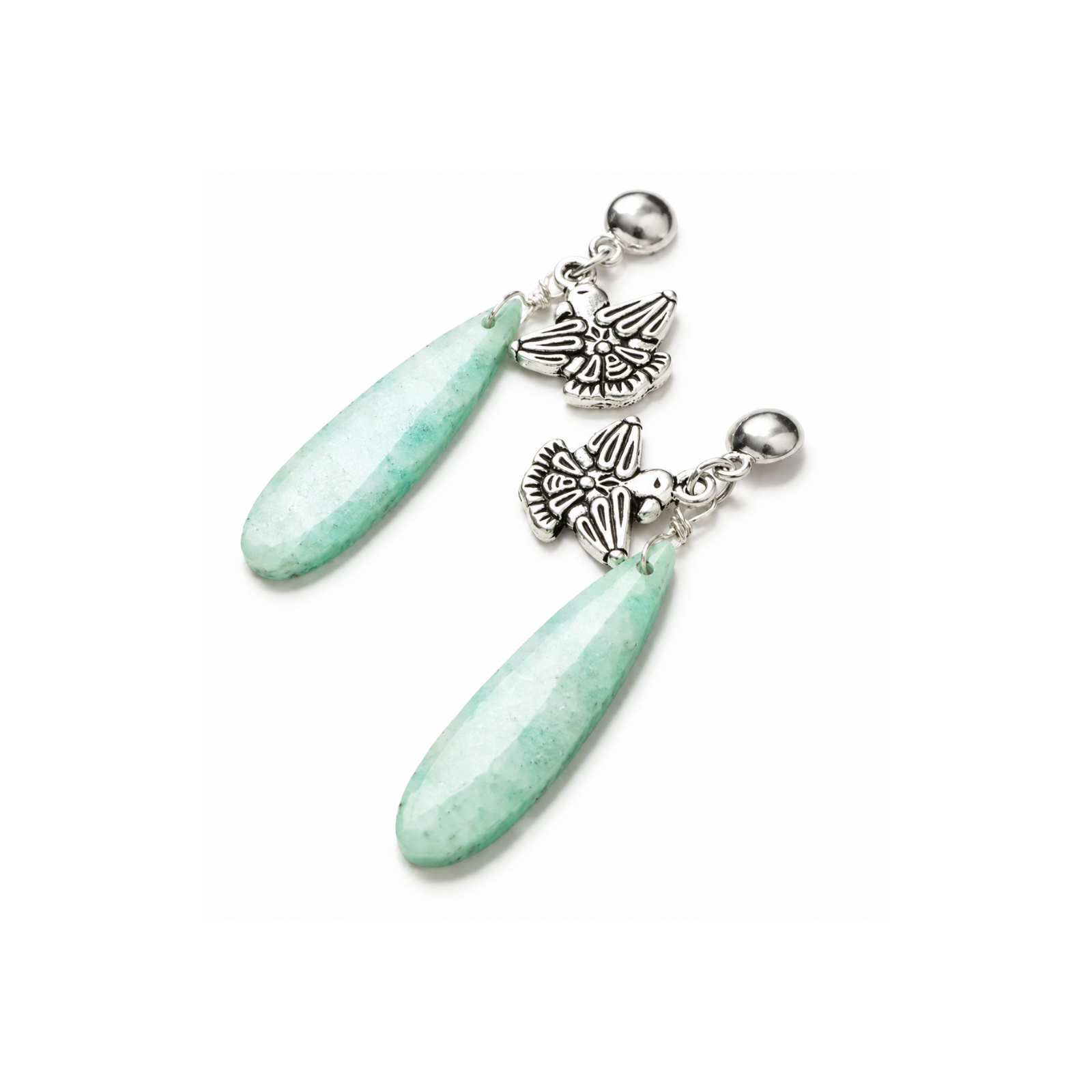 TierraCast Dome Earring Studs with Titanium Posts, 1 Pair