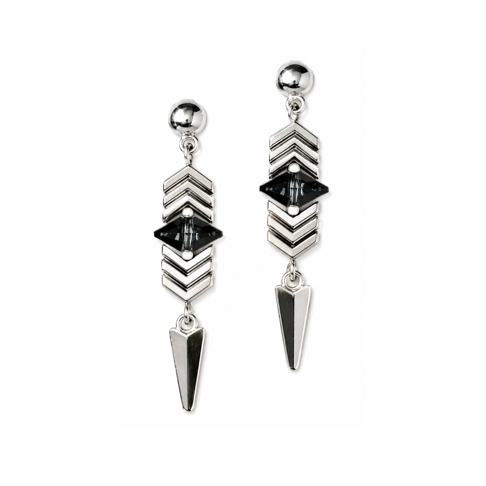 TierraCast Dome Earring Studs with Titanium Posts, 1 Pair