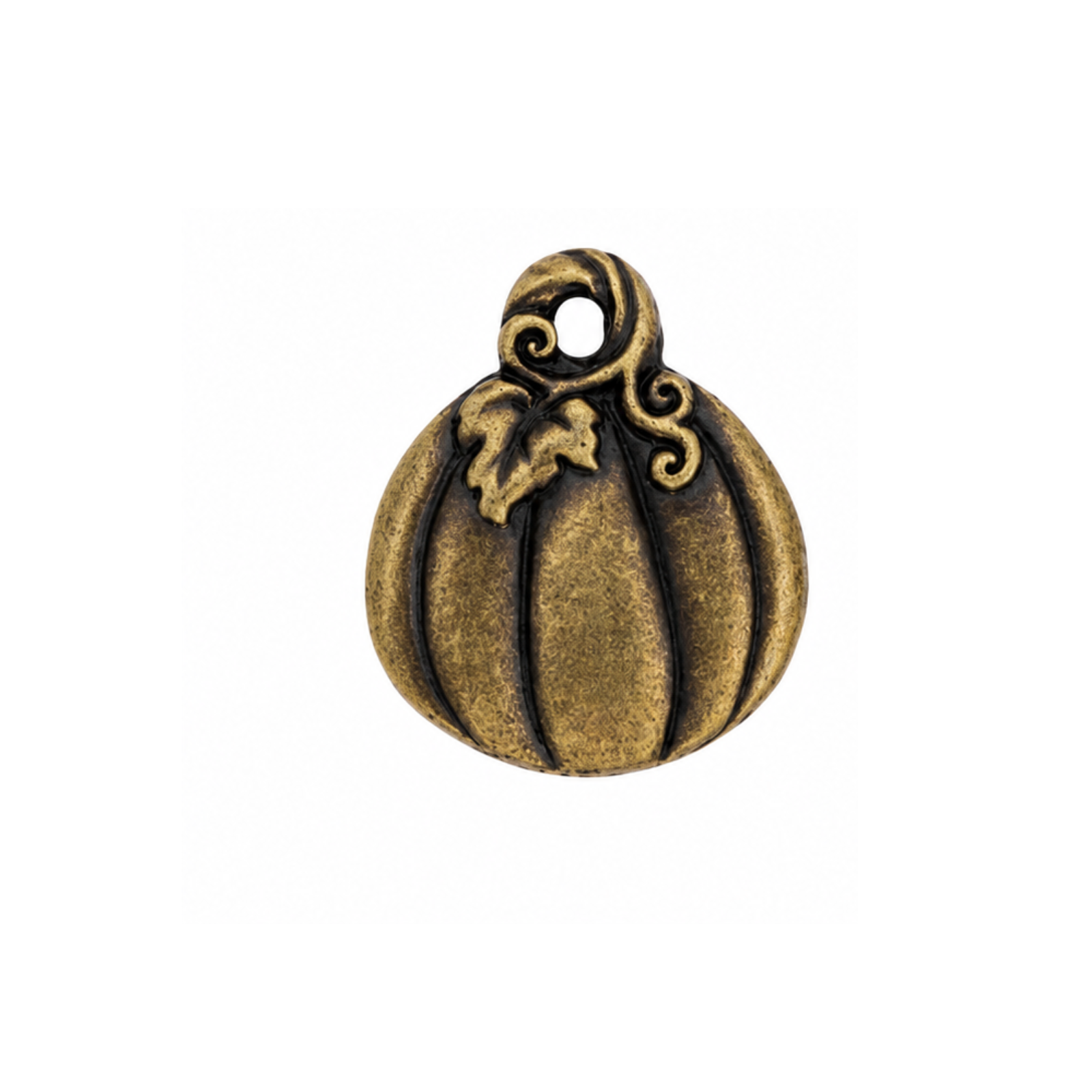 TierraCast Pumpkin Charm & Pendant – 4 Finishes