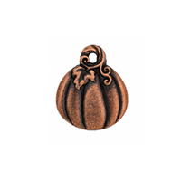 TierraCast Pumpkin Charm & Pendant – 4 Finishes