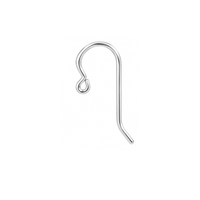 TierraCast Silver Filled French Hook ear wire with Small Loop