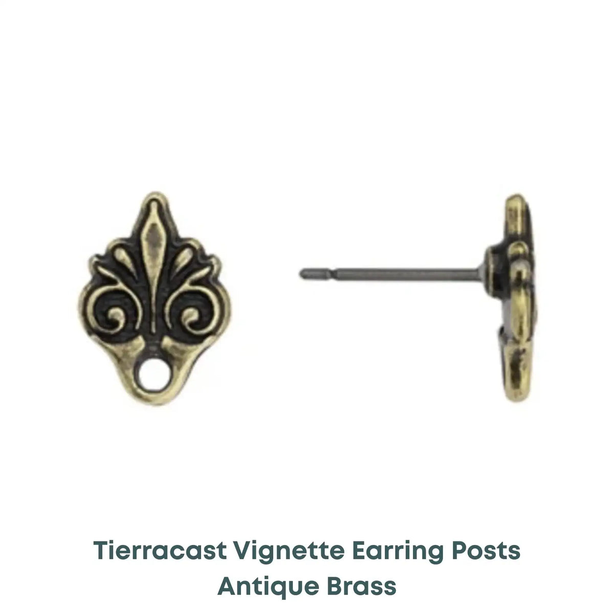 Tierracast Vignette Earring Studs, Titanium Posts - The Argus Collection