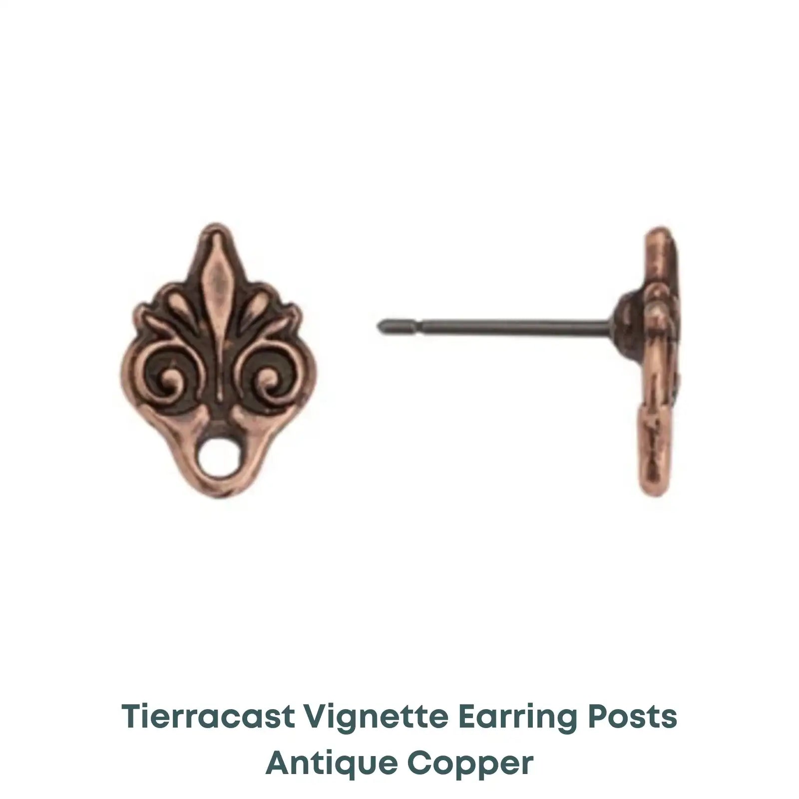 Tierracast Vignette Earring Studs, Titanium Posts - The Argus Collection
