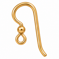 1. TierraCast 14/20 Gold Filled French Hook ear wire with 3mm Ball and bottom loop