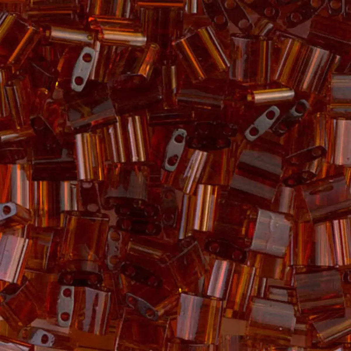 Miyuki Tila, TL-134, Transparent Dark Topaz, 5g - The Argus Collection