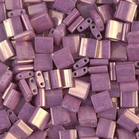 Miyuki Tila Beads, TL-1867, Opaque Dark Orchid Luster, 5g - The Argus Collection