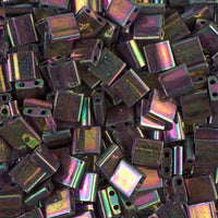 Miyuki Tila Beads, TL-1893, Bronze Metallic Iris Luster, 5g - The Argus Collection
