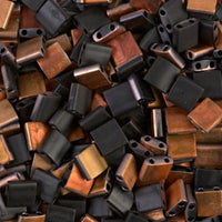 Miyuki Tila Beads, TL-4562, Sunset Matte, 5g - The Argus Collection