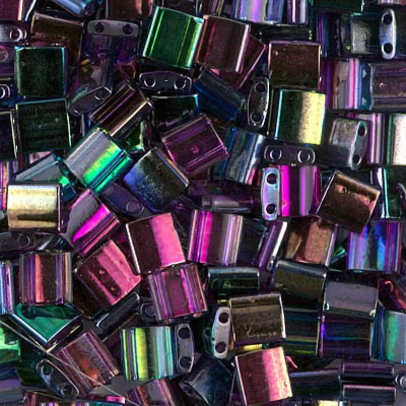 Miyuki Tila Beads, TL-4572, Magic Blue, 5g - The Argus Collection