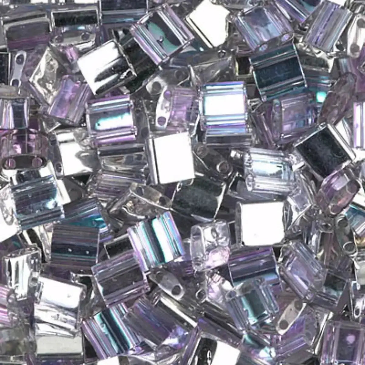 Miyuki Tila Beads, TL-4574, Vitrail Light, 5g - The Argus Collection