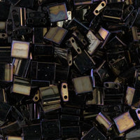 Miyuki Tila Beads, TL-458, Metallic Brown Iris, 5g - The Argus Collection