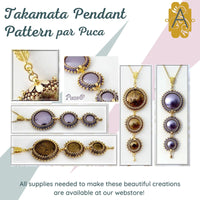 Takamata Pendant Pattern par Puca - The Argus Collection