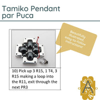 Tamiko Pendant Pattern par Puca - The Argus Collection