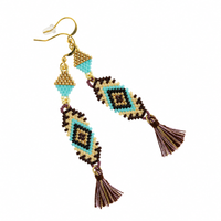 Tassel Tapestry Earrings DIY Beading Kit
