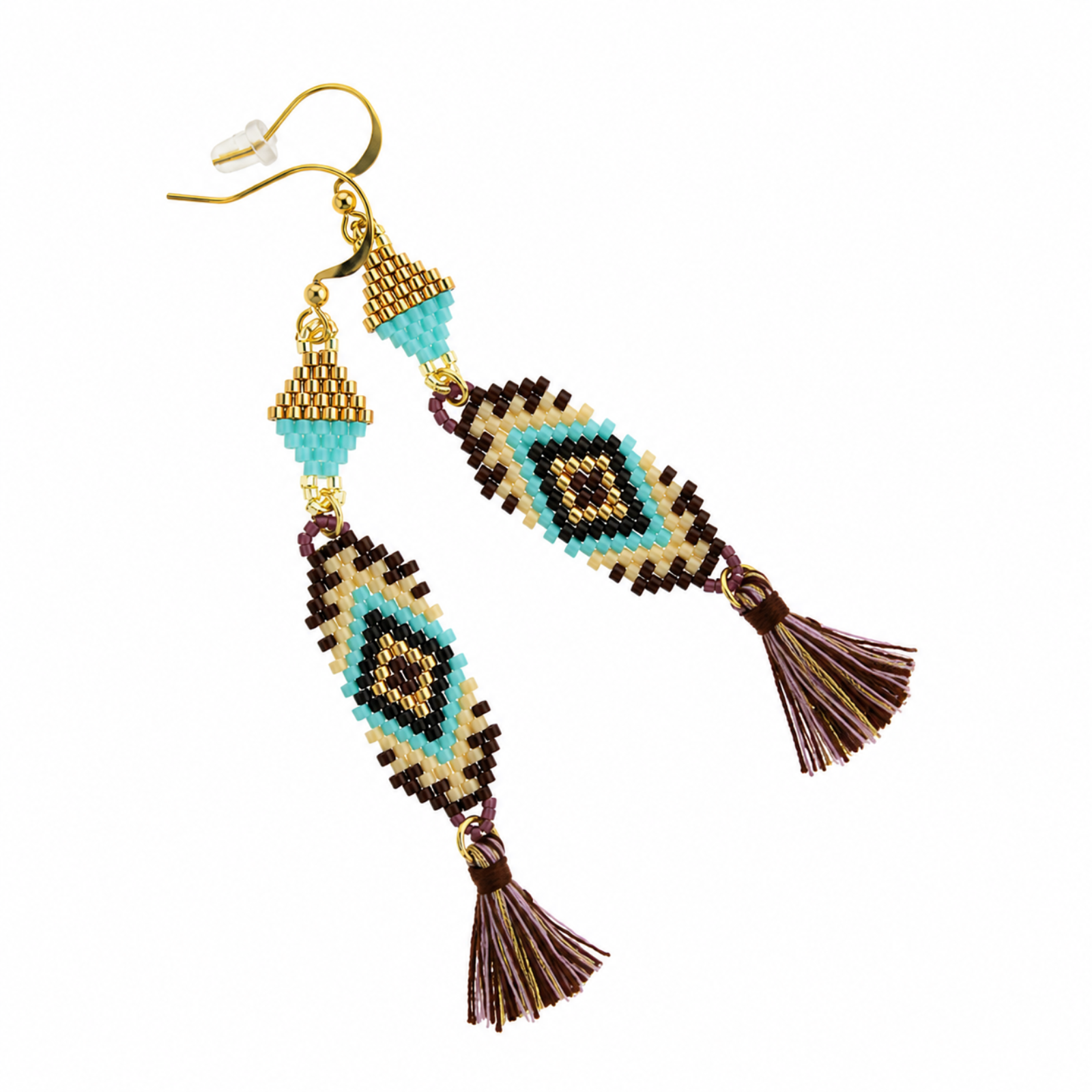 Tassel Tapestry Earrings DIY Beading Kit