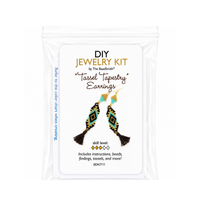 Tassel Tapestry Earrings DIY Beading Kit
