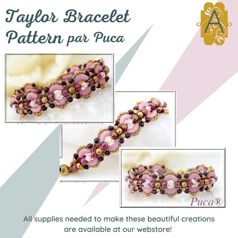 Taylor Bracelet Pattern par Puca - The Argus Collection