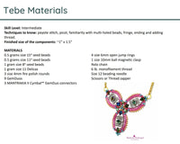 Tebe Necklace Pattern by Debora Hodoyer - The Argus Collection