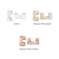Telos Beads par Puca, Whites, 10 pieces & 20g - The Argus Collection