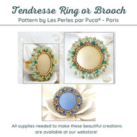 Tendresse Ring or Brooch Pattern par Puca®