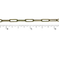 ThinCableEuroChainAntBrass-Example - The Argus Collection