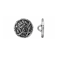 TierraCast Bamboo Buttons, 2 Finishes