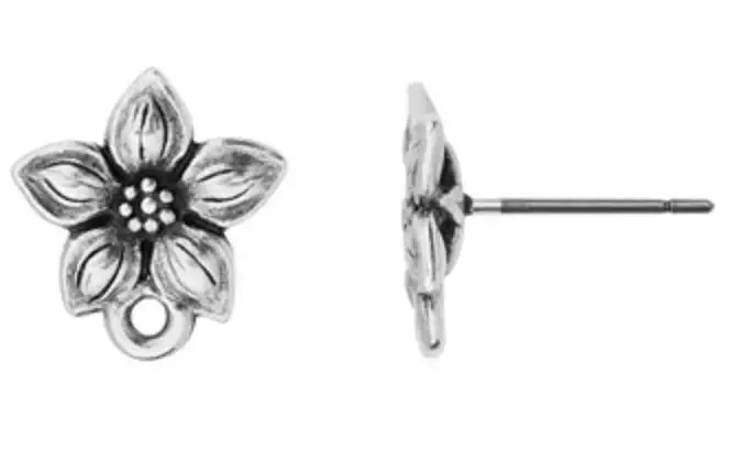 Tierracast Star Jasmine Titanium Earring Posts - The Argus Collection