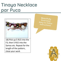 Tinaya Necklace Pattern par Puca - The Argus Collection