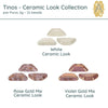 Tinos par Puca, 5g, Ceramic Look Collection, 3 Colors - The Argus Collection