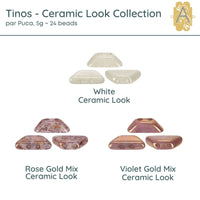 Tinos par Puca, 5g, Ceramic Look Collection, 3 Colors - The Argus Collection