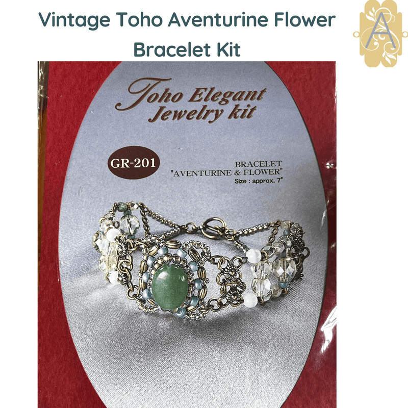 Vintage Toho Aventurine Bracelet Kit - The Argus Collection