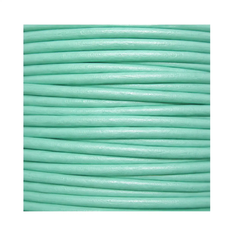 TopHideRoundLeather-GreenTurquoise - The Argus Collection
