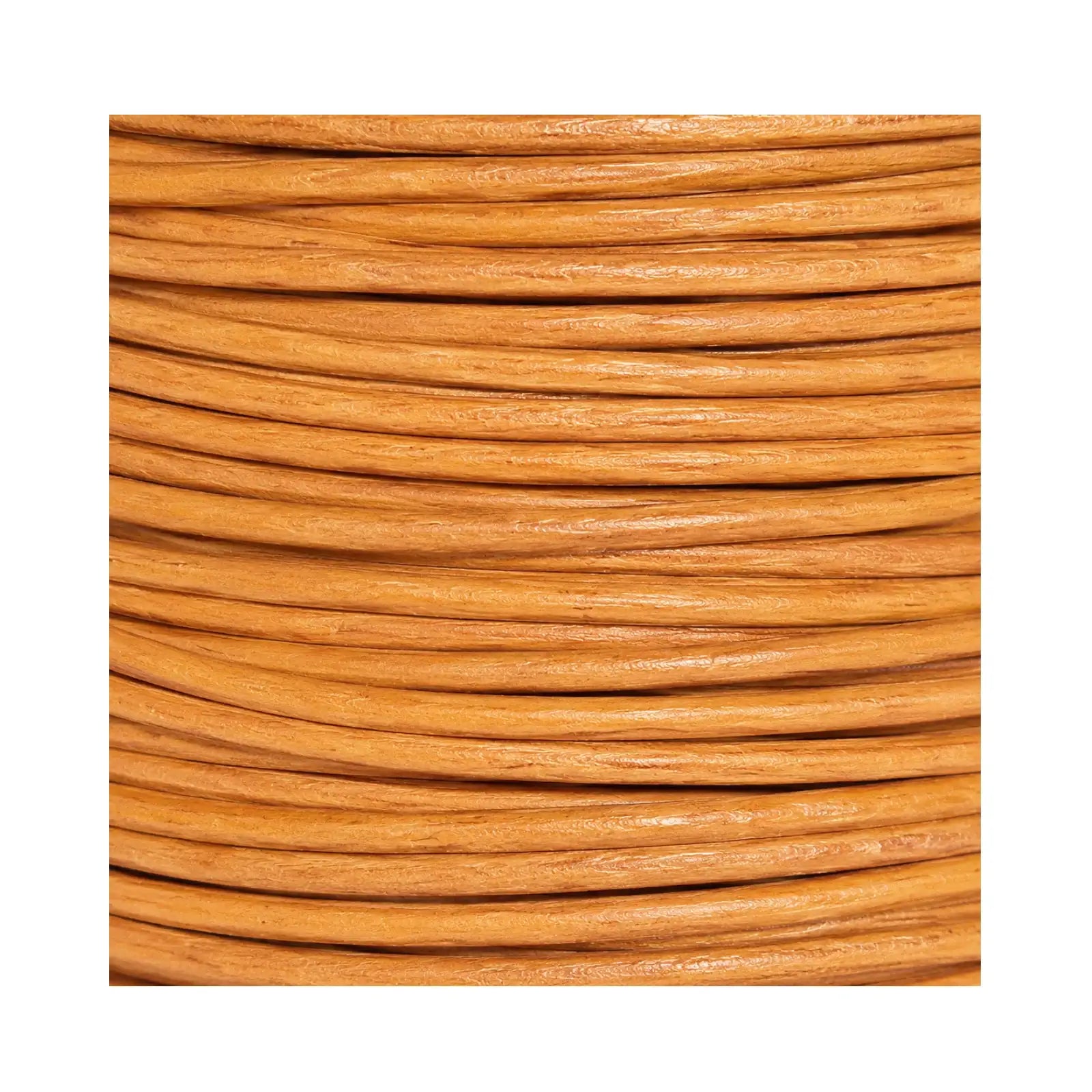 TopHideRoundLeather-Orange - The Argus Collection