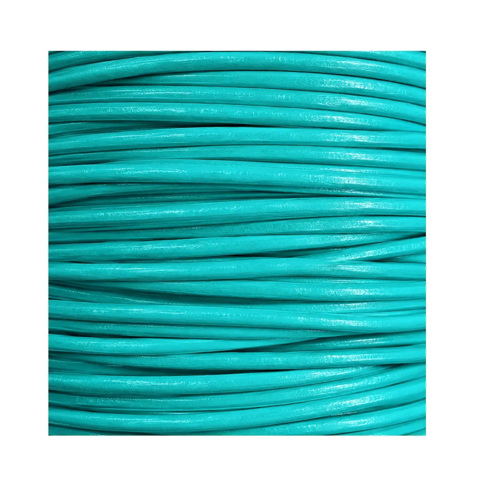 TopHideRoundLeather-Turquoise - The Argus Collection