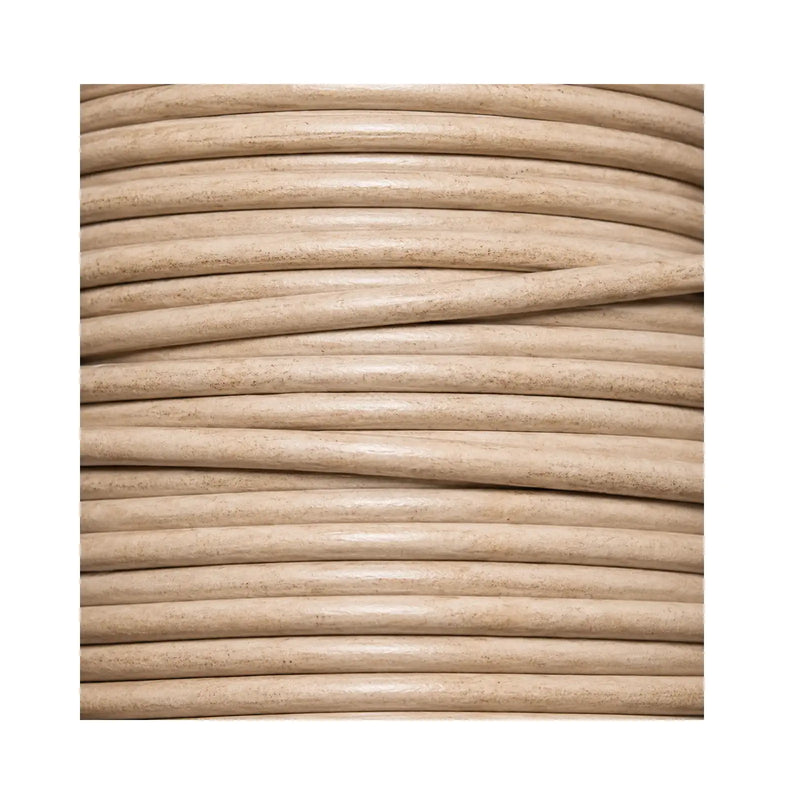 TopHideRoundLeather-WeatheredCream - The Argus Collection
