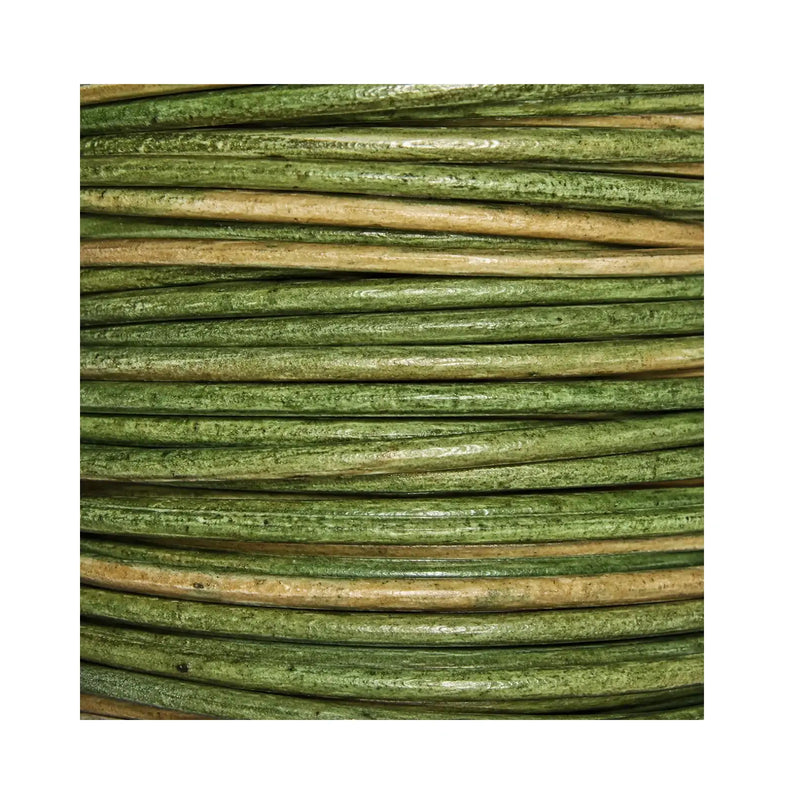 TopHideRoundLeather-WeatheredDarkGreen - The Argus Collection