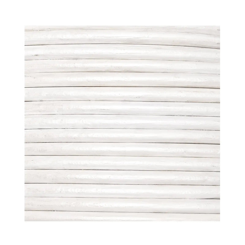 TopHideRoundLeather-White - The Argus Collection