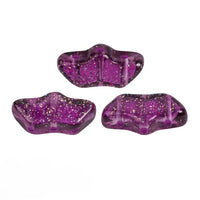 Delos Beads par Puca, Transparent Constellation, 5g & 20g - Delos Beads par Puca, Transparent Constellation, 5g & 20g - Amethyst / 5 grams , The Argus Collection