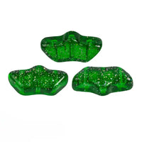 Delos Beads par Puca, Transparent Constellation, 5g & 20g - Delos Beads par Puca, Transparent Constellation, 5g & 20g - Green / 5 grams , The Argus Collection