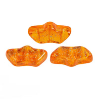 Delos Beads par Puca, Transparent Constellation, 5g & 20g - Delos Beads par Puca, Transparent Constellation, 5g & 20g - Orange / 5 grams , The Argus Collection