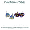 Triad Earrings Pattern - The Argus Collection