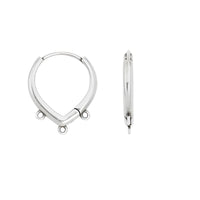 Triple Drop Leverback Earrings, 1 Pair