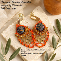 Tsarina Earrings Pattern by  Finuccia Sefi Créations
