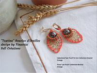 Tsarina Earrings Pattern by  Finuccia Sefi Créations