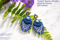 Tsarina Earrings Pattern by  Finuccia Sefi Créations