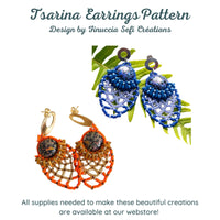 Tsarina Earrings Pattern by  Finuccia Sefi Créations