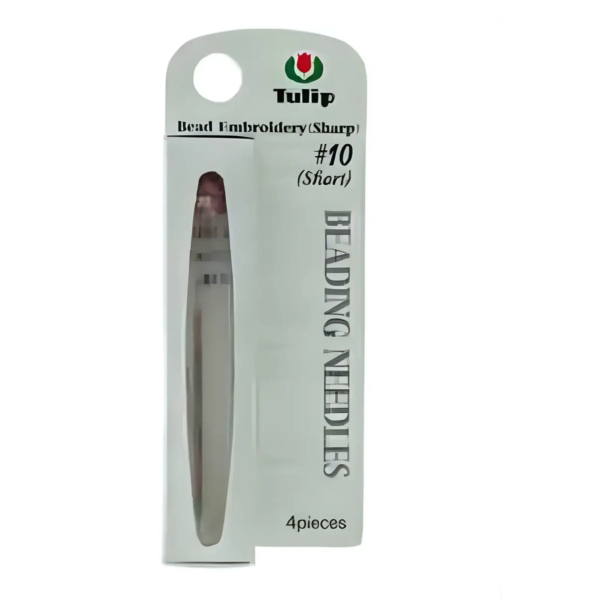 Tulip, Hiroshima Beading Needles, 6 Size Options - Tulip, Hiroshima Beading Needles, 6 Size Options - #10 Short 4 Pcs , The Argus Collection
