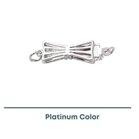 Tuxedo Box Clasp, 1-Strand, 1 Piece - The Argus Collection