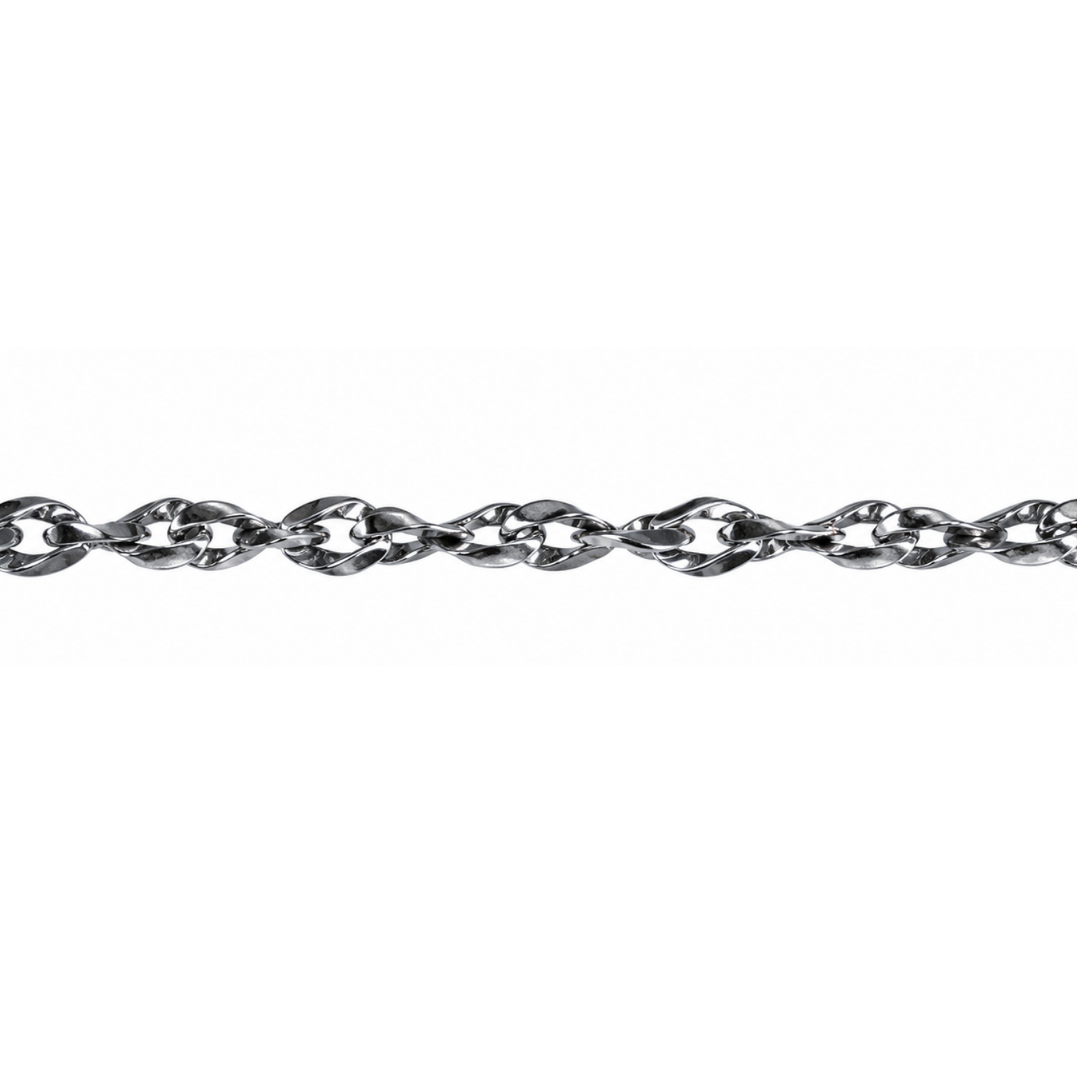 Twisted Curb Euro Chain, Sold in 1ft. Increments