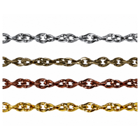 Twisted Curb Euro Chain, Sold in 1ft. Increments